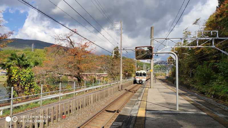 落合川駅から恵那山を望みながら周辺をめぐる